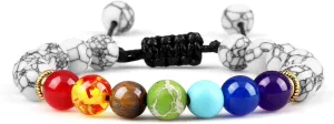 7 chakra bracelet men black lava tiger eye stones healing balance beads reiki buddha prayer natural stone yoga bracelets bangles