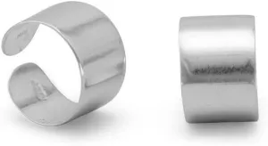 925 Sterling Silver Polished Earrings Cuff Adjustable Ear Cuffs Measure 7mm Wide-Ear-Cuff for Women