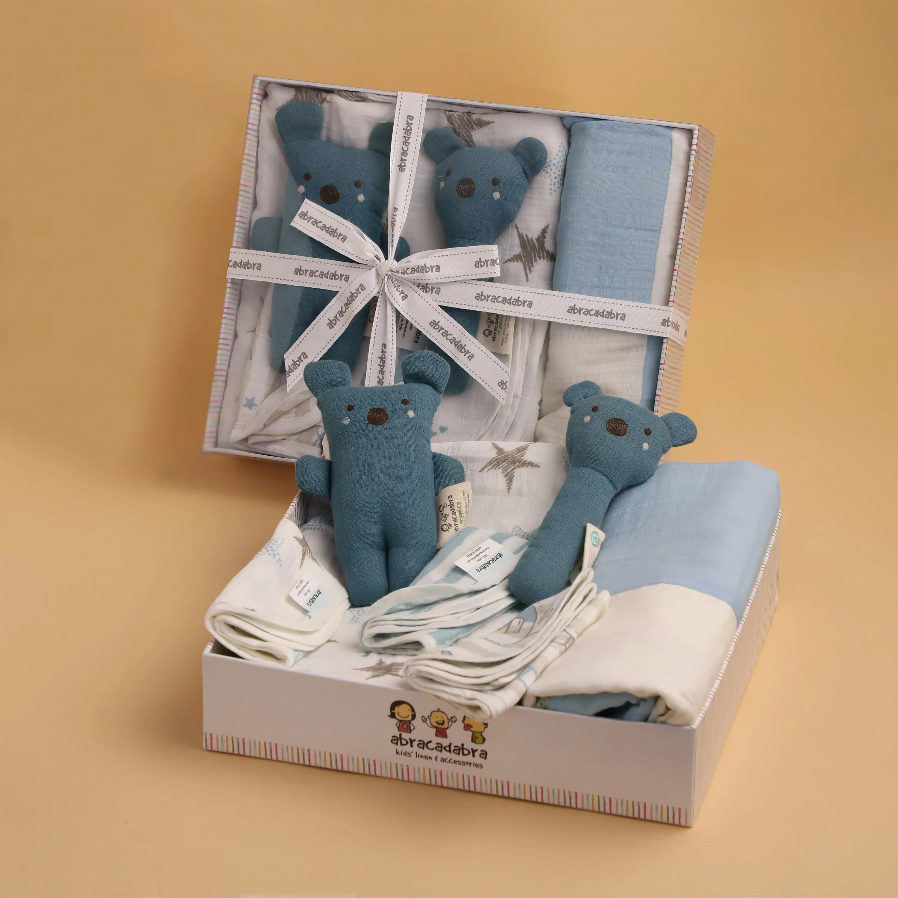 Abracadabra Muslin Essentials Gift Set - Boys