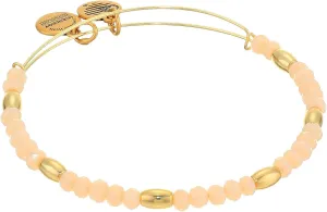 Alex and Ani Balance Bead II Bracelet Carmel 1 One Size, Shiny Gold (A20BBEAD07SG)