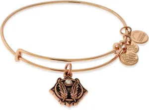 Alex and Ani Women's Godspeed II ROG Bracelet, Shiny Rose Gold, Expandable