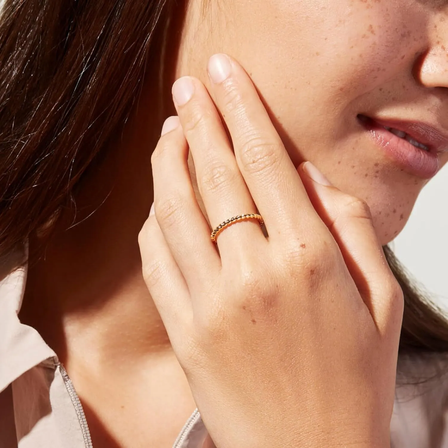 Ana Luisa Gold Rings for Women - 14K Gold Plated Rings for Women Non Tarnish - Trendy Stacking Ring for Everyday Wear - Twisted, Heart, Eternity Ring Styles - Hypoallergenic & Water-Resistant Jewelry