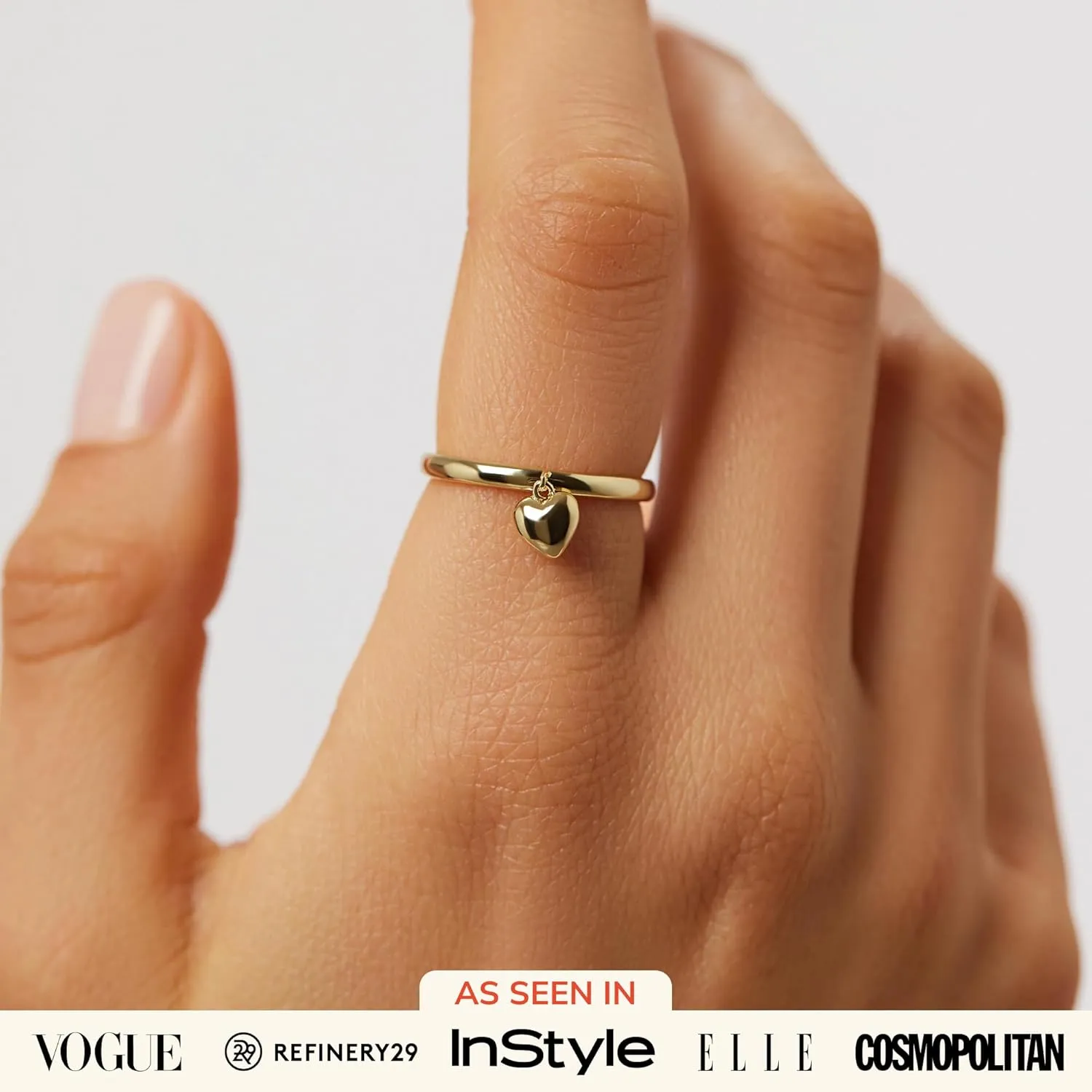 Ana Luisa Gold Rings for Women - 14K Gold Plated Rings for Women Non Tarnish - Trendy Stacking Ring for Everyday Wear - Twisted, Heart, Eternity Ring Styles - Hypoallergenic & Water-Resistant Jewelry
