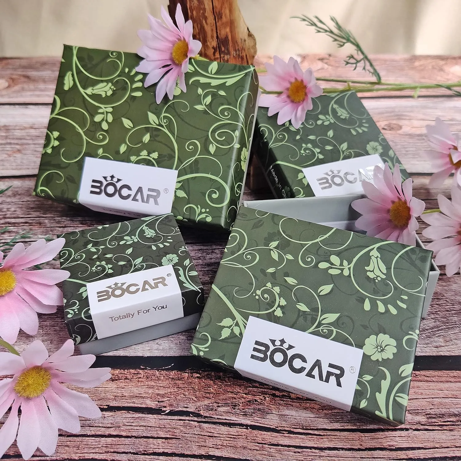 Bocar Flower Collar Necklace, Floral Flower Summer Beach Statement Choker Necklace and Earrings Set for Women, Handmade Women Jewelry Gift