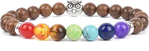 Bracelet Wooden Beads Balance Black Lava Rock Bangles Jewelry 8mm Natural Wood Women Prayer Jewelry Yoga Bracelets,21,19cm-7.5inch