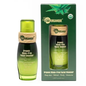Certified Organic Rinse Free Facial Cleanser|Aloe vera|purify|sensitive skin|Moisturize