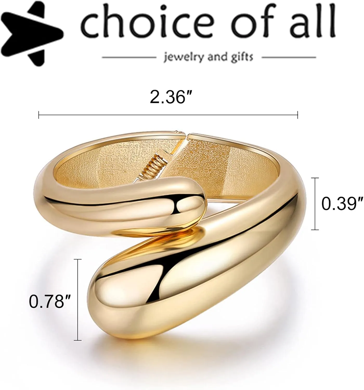 choice of all Gold Bangles for Women Chunky Gold Cuff Bracelet Gold Bracelets Non Tarnish for Women Trendy Jewelry Gifts