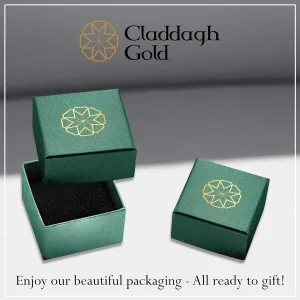 Claddagh Gold .925 Sterling Silver Jewish Star of David Textured Signet Ring