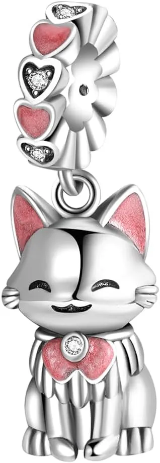 Cute Animal Charms for Bracelets and Necklaces 925 Sterling Silver Charms Jewelry Pendant Beads Charm Birthday Gift for Women Girls Mom Daughter