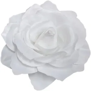 Dainty Big Rose Flower Brooches Pins Classic Brooch for Wedding Party Dance Banquet for Women Elegant Lapel Pins Ornament Bride Clothes Accessories Jewelry 100mm
