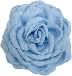 Dainty Fabric Peony Flower Brooches Pin Delicate Camellia Flower Brooch Classic for Women Wedding Party Dance Banquet Elegant Lapel Pins Dress Suit Ceremony Clothes Accessories Jewelry Gifts 100mm