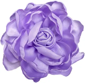 Dainty Fabric Rose Flower Large Brooch Lapel Pins Flower Brooches Pin Classic for Wedding Party Dance Banquet for Women Dress Suit Clothes Accessories Jewelry 100mm