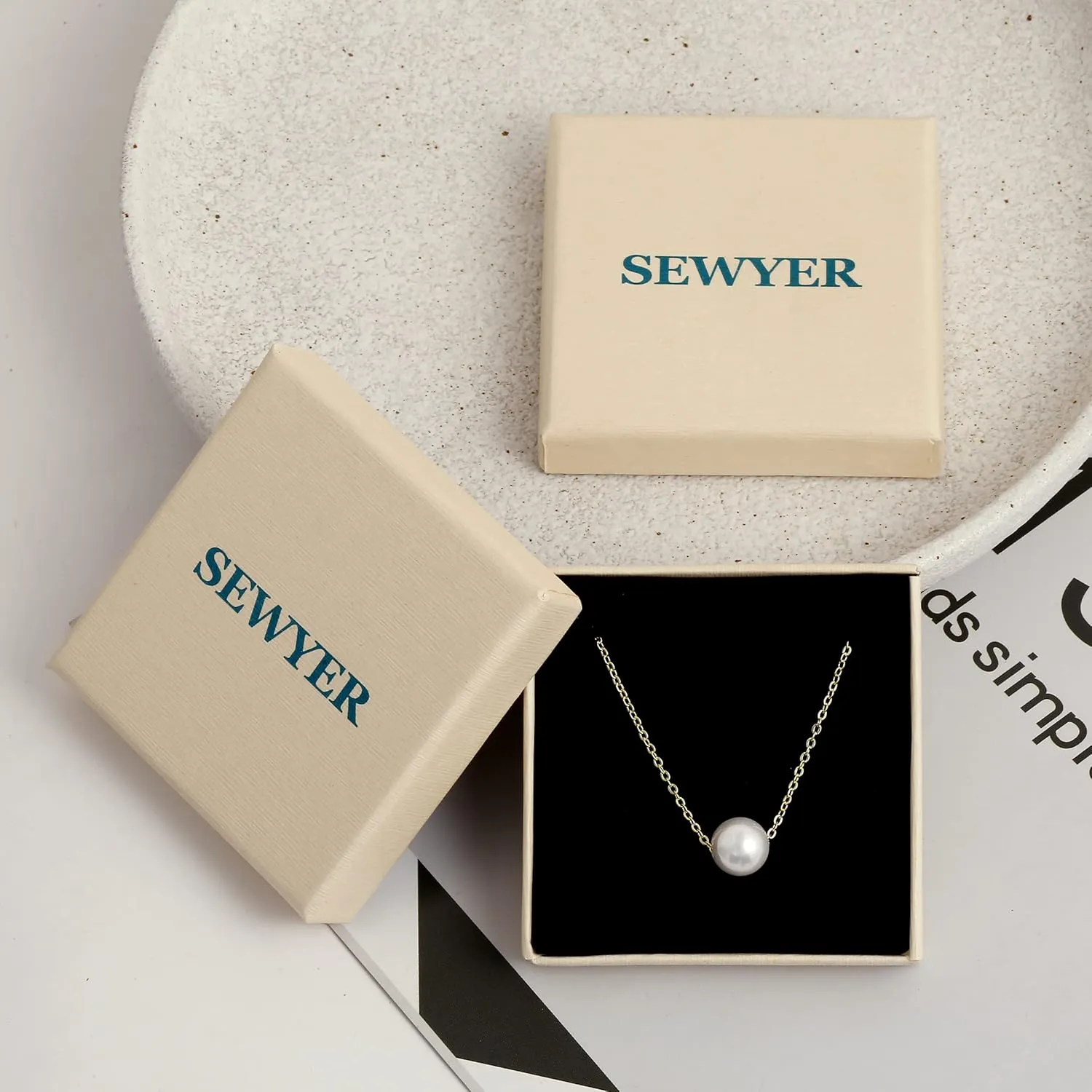 Dainty Initial Necklaces for Women 14K Gold Plated Sideways Initial Necklace Personalized Letter Necklace Everyday Jewelry Gift