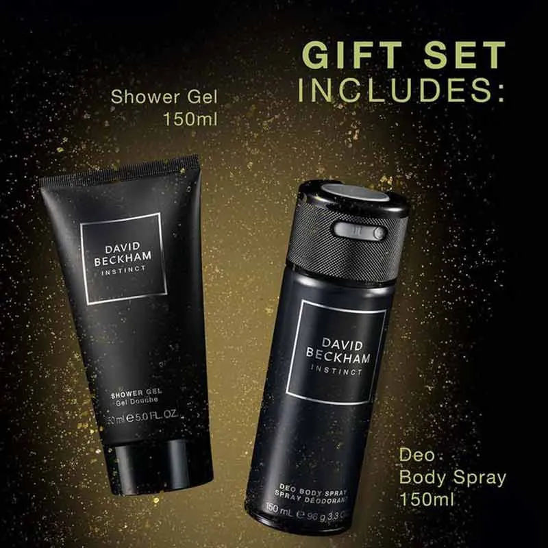 David Beckham Instinct - Shower Gel & Deodorant Gift Set