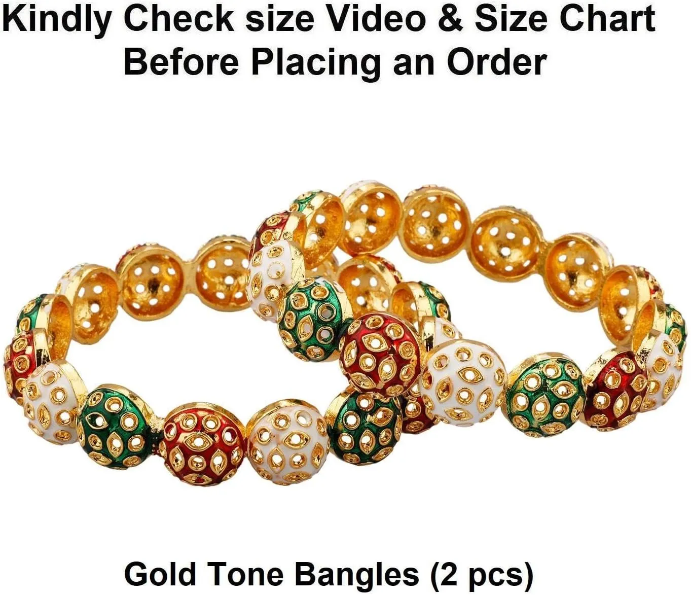 Efulgenz Gold Tone Indian Bangle Set for Women Stylish Bangle Set Indian Gold Bangles Bracelet Indian Bridal Jewelry for Wedding Bollywood Fashion Jewelry