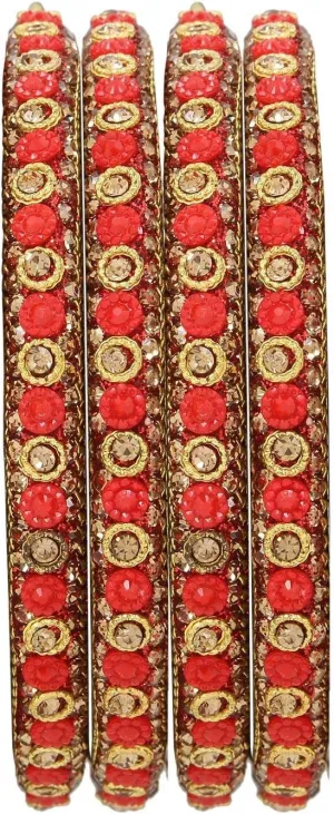 Efulgenz Indian Bangles for Women Indian Bangle Set Bollywood Style Rhinestone Crystal Bridal Bracelet Jewelry Set for Women Valentines Gift