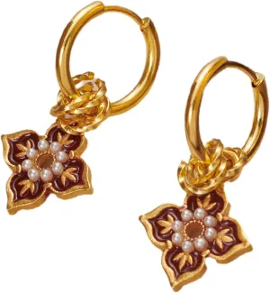 Fashionable Dripping Oil Ear Cuff New Chinese-Styles Ear Buckles Comfortable Earwear Stylish Alloy Accessories