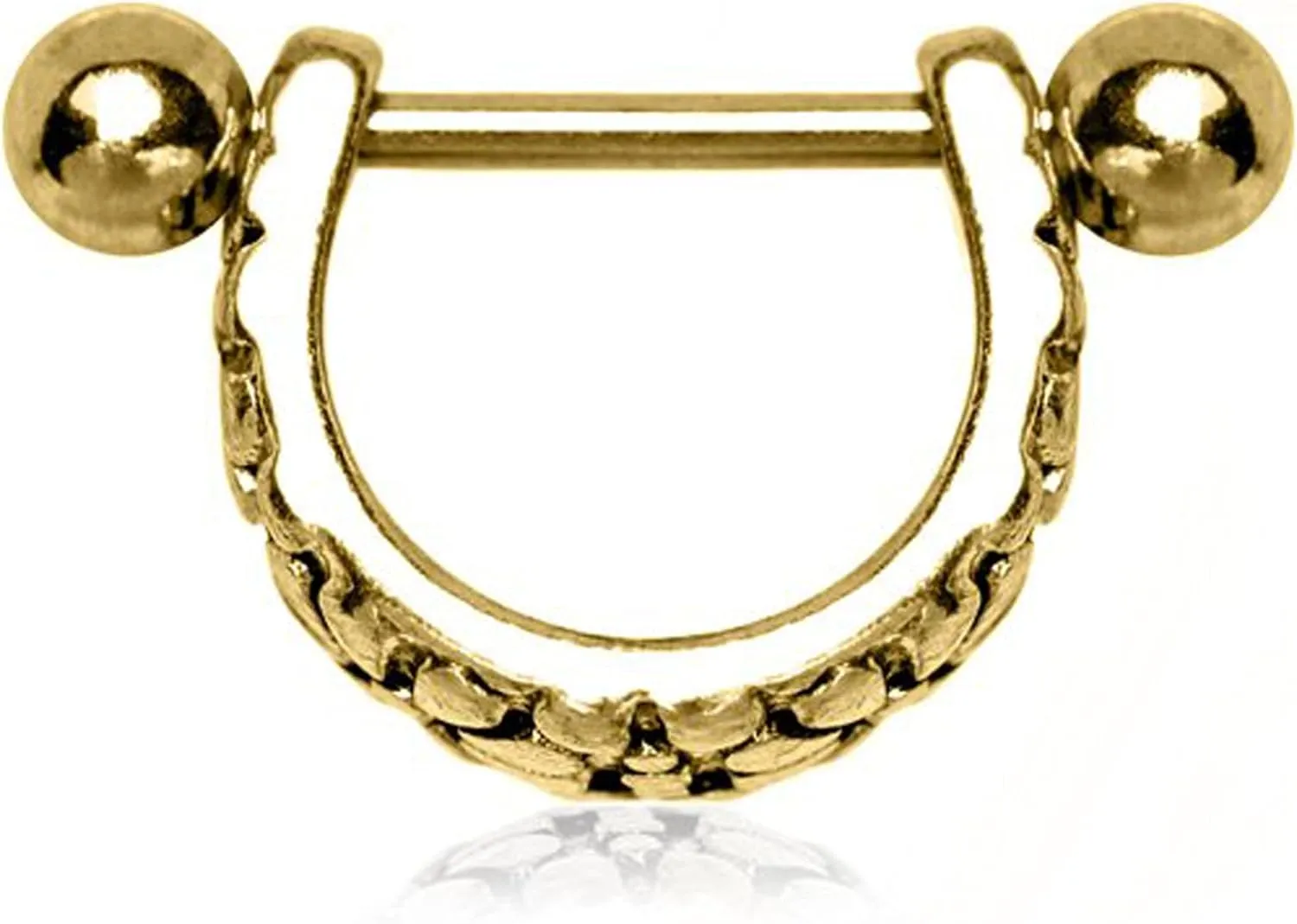 Gold Plated Daisy Ear Cuff Cartilage Earring