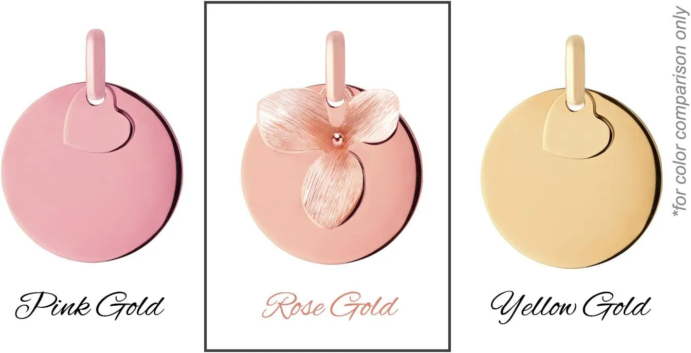 Gold Plated Orchid Flower Necklace or Bracelet