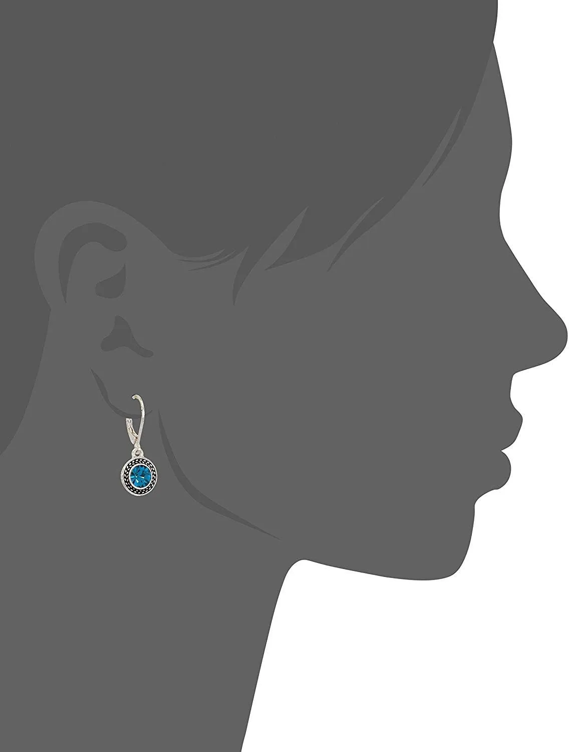 Handmade Bohemian Crystal Leverback Earrings for Women  Lightweight 925 Silver Plated Boho Dangle Teardrop Earrings Jewelry Gifts (Black, Blue, White Pearl)