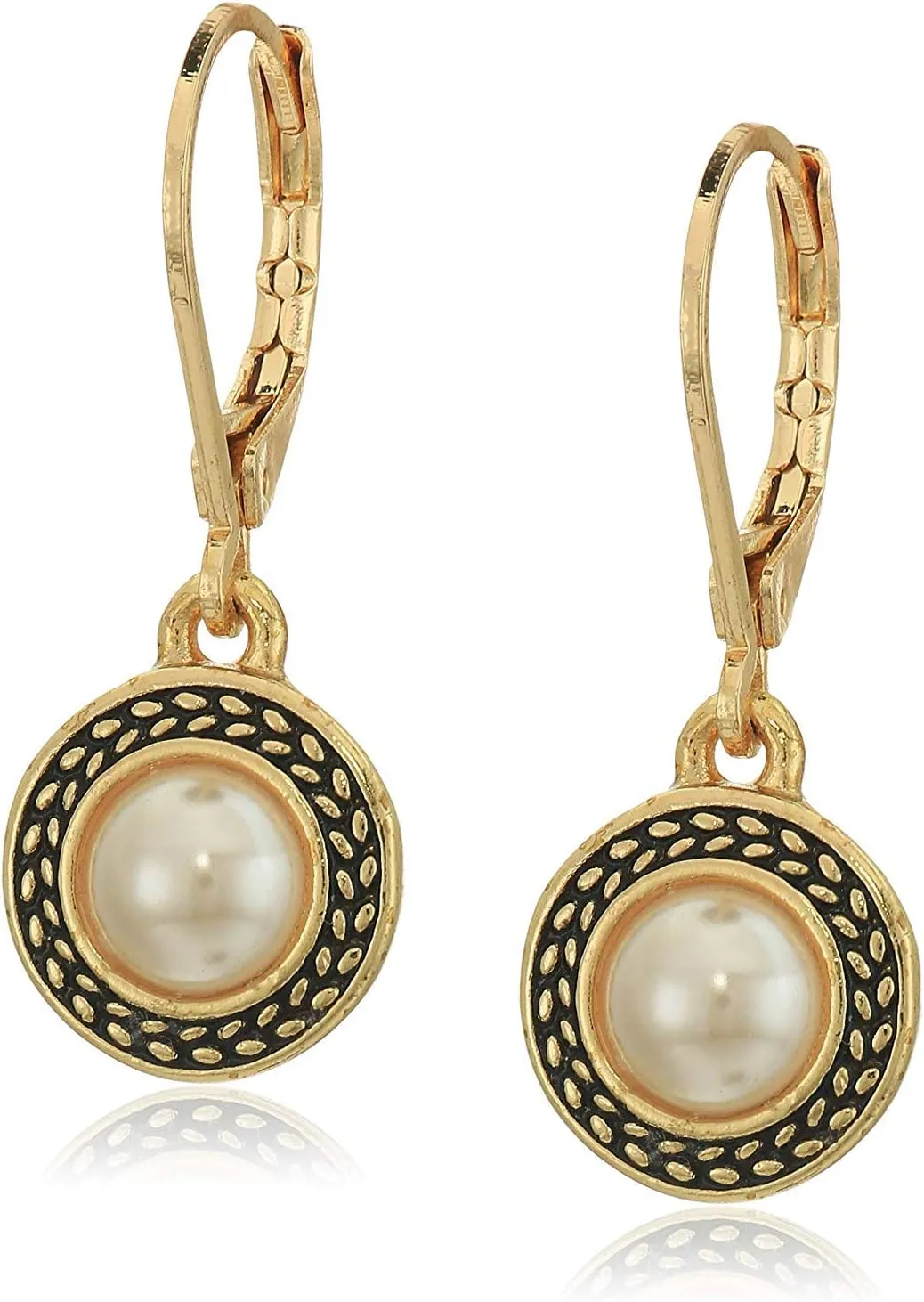 Handmade Bohemian Crystal Leverback Earrings for Women  Lightweight 925 Silver Plated Boho Dangle Teardrop Earrings Jewelry Gifts (Black, Blue, White Pearl)