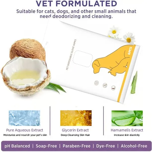 Hot Sale 49% OFFDeodorizing Pet Glove Wipes