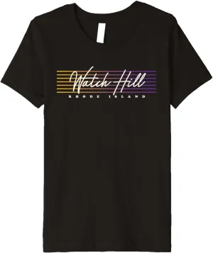 Kids Watch Hill Shirt Nostalgic Retro Style Rhode Island Premium T-Shirt