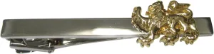 Kiola Designs Gold Toned Shiny Scottish Heraldic Lion Tie Clip