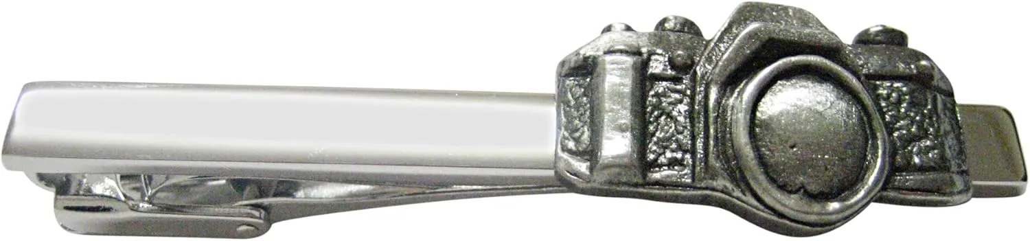 Kiola Designs Textured Camera Square Tie Clip