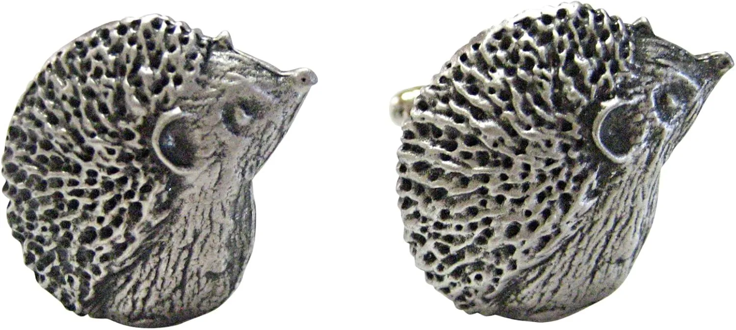 Kiola Designs Textured Hedgehog Cufflinks