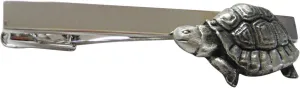 Kiola Designs Textured Turtle Tortoise Square Tie Clip