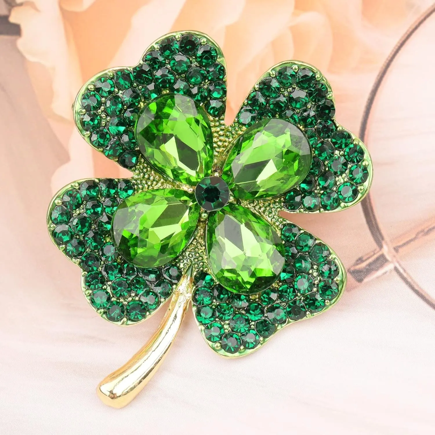 Lavender flower brooch crystal rhinestone tulip brooch elegant accessories jewelry women brooches and pins fashion jewelry wedding flowers lapel pin