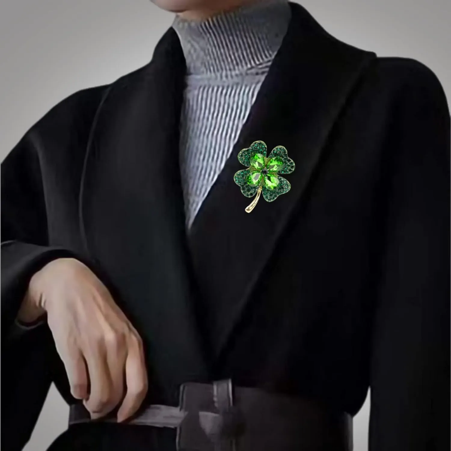 Lavender flower brooch crystal rhinestone tulip brooch elegant accessories jewelry women brooches and pins fashion jewelry wedding flowers lapel pin