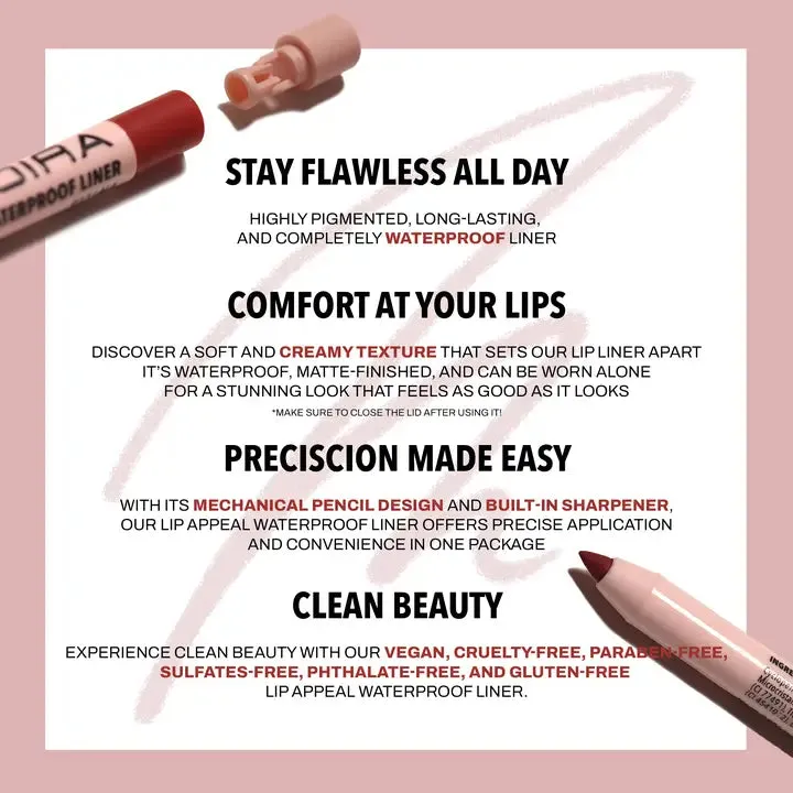 Lip Appeal Waterproof Liner (003, Ftw)