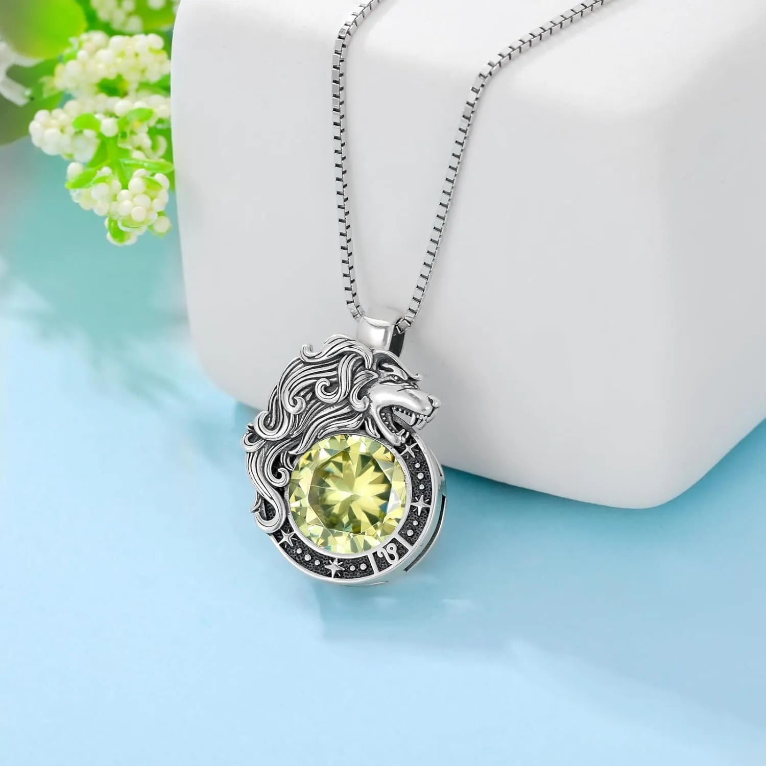 LONAGO Zodiac Sign Necklace Celestial Constellation Necklace Horoscope Astrology Zodiac Pendant Necklace Gift for Women