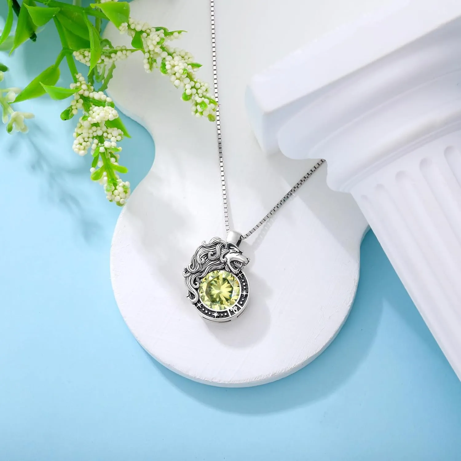 LONAGO Zodiac Sign Necklace Celestial Constellation Necklace Horoscope Astrology Zodiac Pendant Necklace Gift for Women