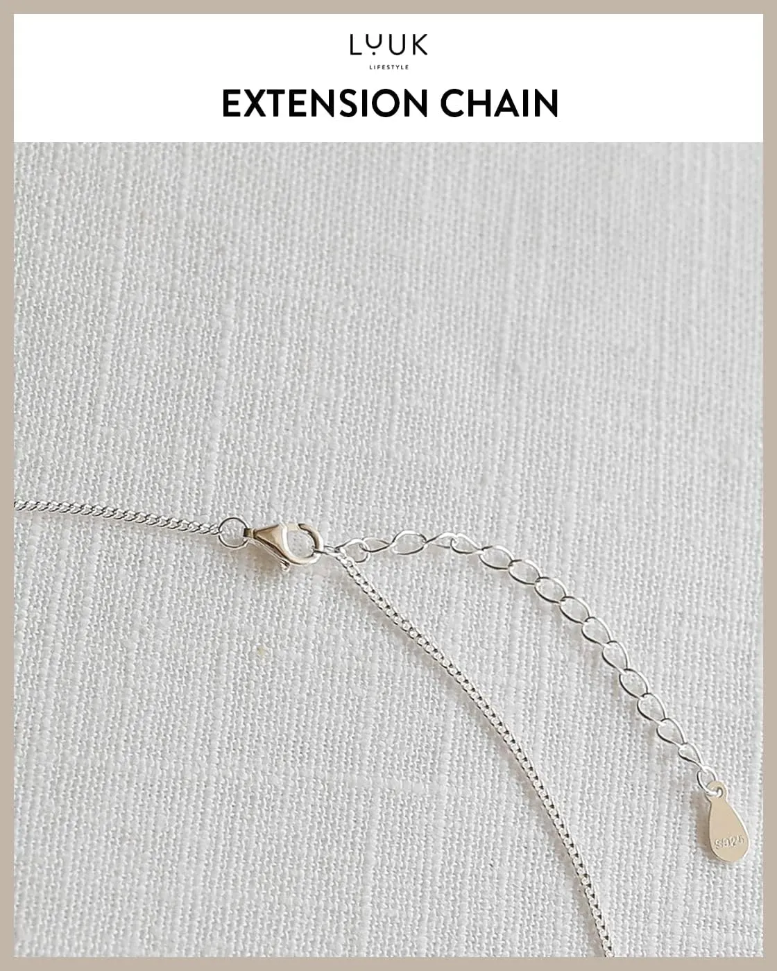 LUUK LIFESTYLE 925 sterling silver filigree necklace for women with pendant, trendy feminine jewelry for everyday life, adjustable length, 19, gift idea for her, gift card, silver, gold, and rosgold