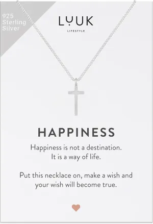 LUUK LIFESTYLE 925 sterling silver filigree necklace for women with pendant, trendy feminine jewelry for everyday life, adjustable length, 19, gift idea for her, gift card, silver, gold, and rosgold