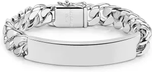 Men 925 Sterling Silver Solid Miami Cuban Link Chain Bracelet 12MM Rectangular Card Bangles 7 "7.5" 8 "8.5" 9 "9.5" 10" Thick Big Curb Cuban Chain Jewelry Gift