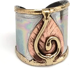 Mixed Metal Cuff Ring