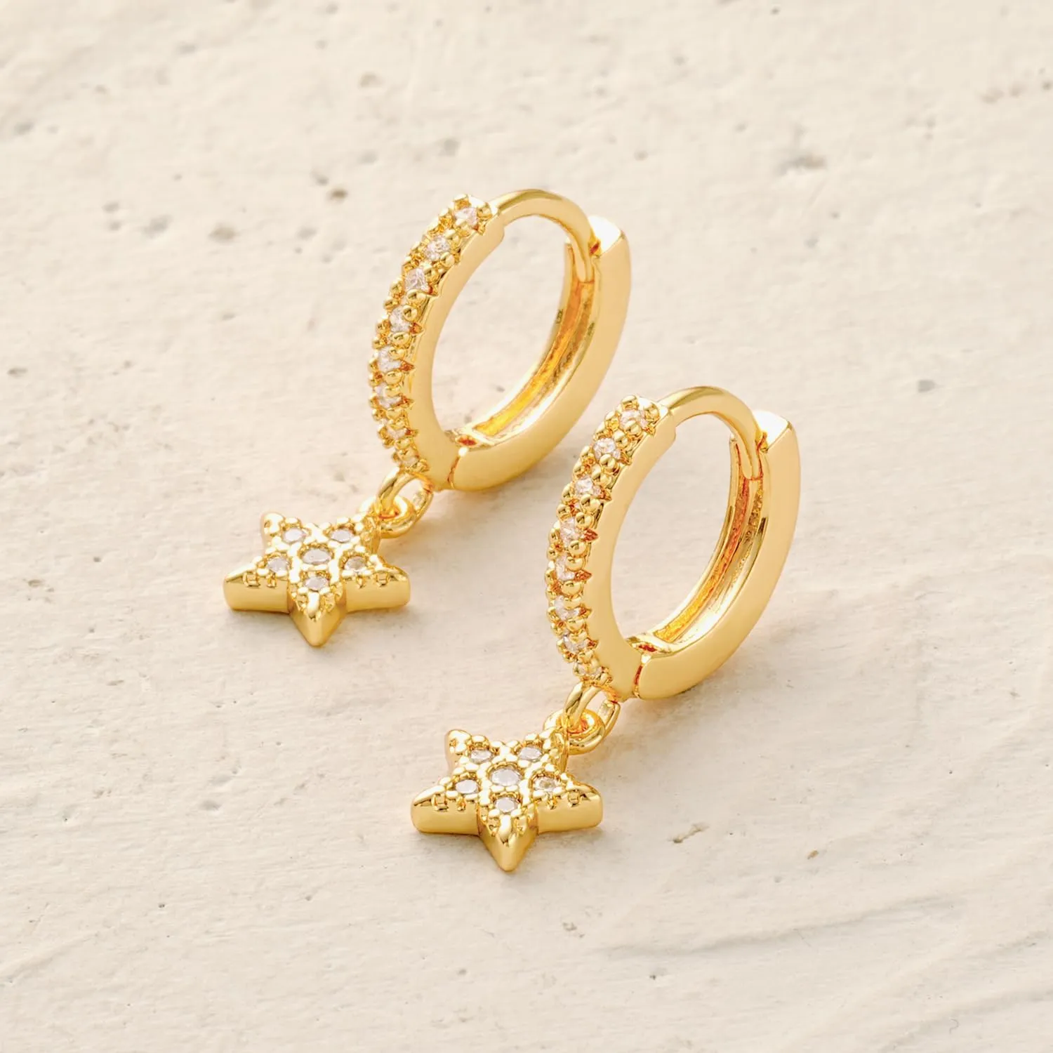 MYEARS Women Earrings Gold Huggie Hoop Dangle Drop 14K Gold Plated Small Simple Hypoallergenic Everyday Jewelry