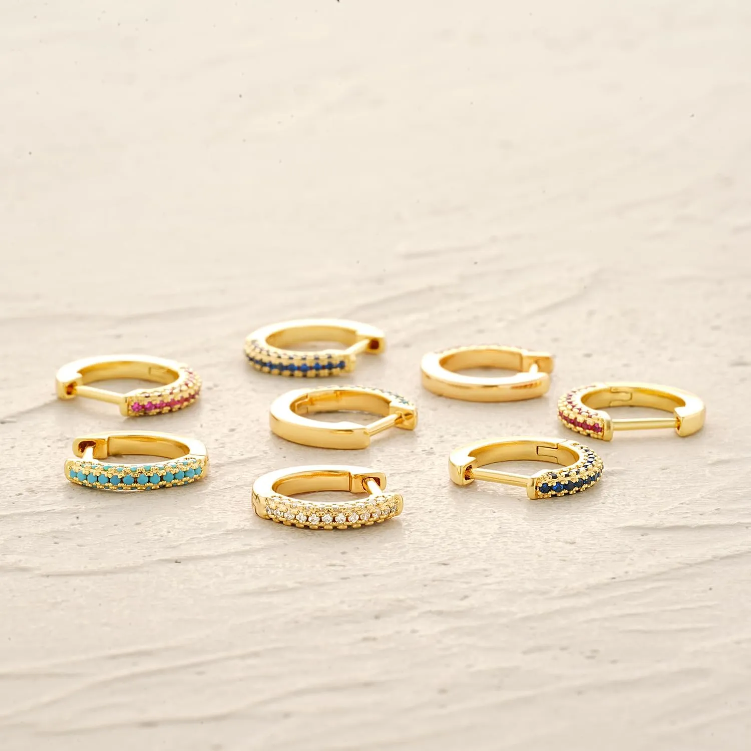 MYEARS Women Huggie Earrings Gold Hoop 14K Gold Filled Small Simple Hypoallergenic Everyday Jewelry
