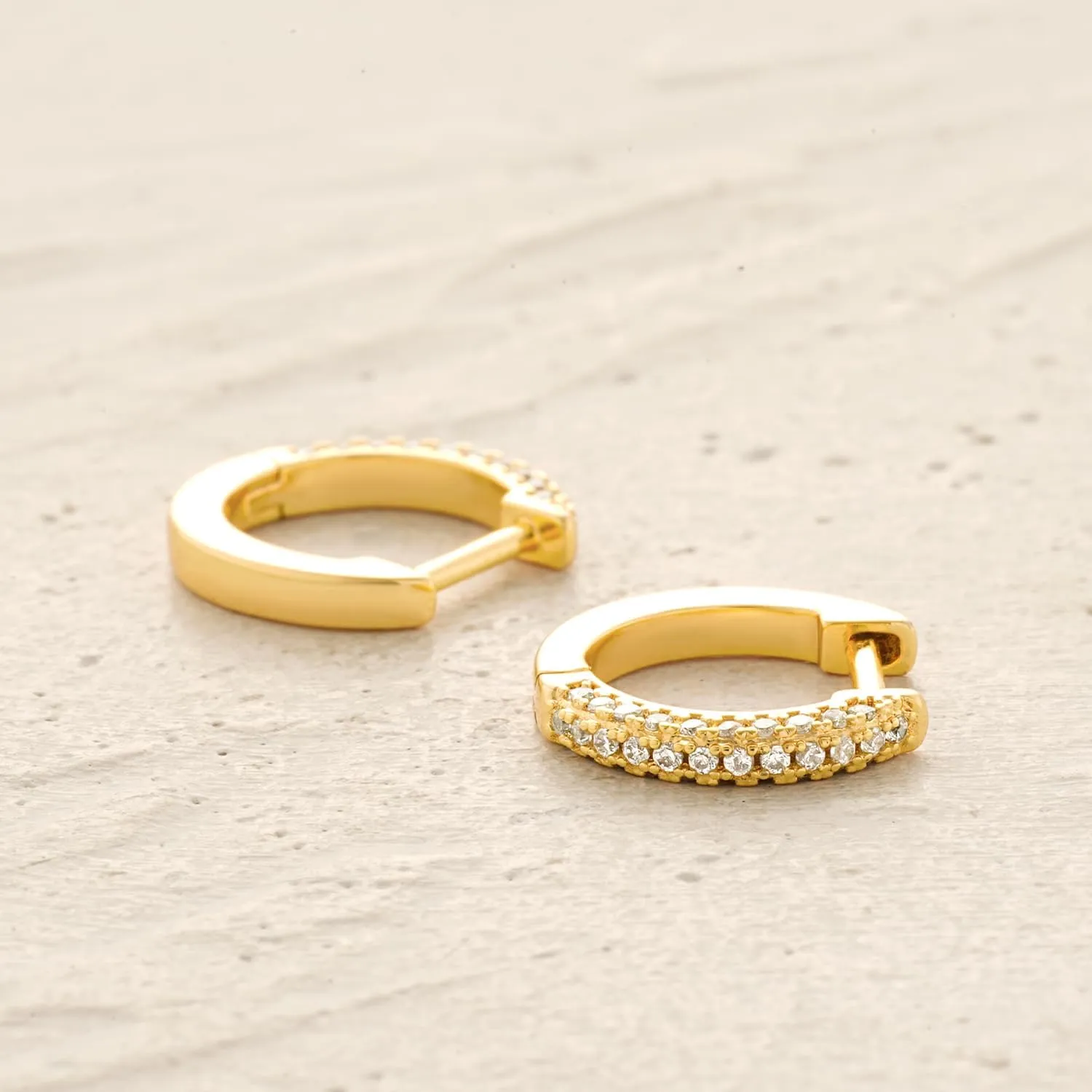 MYEARS Women Huggie Earrings Gold Hoop 14K Gold Filled Small Simple Hypoallergenic Everyday Jewelry