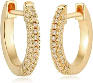 MYEARS Women Huggie Earrings Gold Hoop 14K Gold Filled Small Simple Hypoallergenic Everyday Jewelry