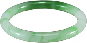 Natural Jade Bangle Women Gifts Men Fine Jewelry Jadeite Bangles Certified Jades Stone Bracelets Accessories Jewellery (Gem Color : 63mm)