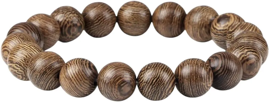 New 2025 Unisex 6 8 10 12Mm Original Wooden Beads Bracelets Men Elastic Buddhist Prayer&Bangles Handmade Women Yoga Decoration Jewelry Luxury With You Accessories Trendy Best For Gift And