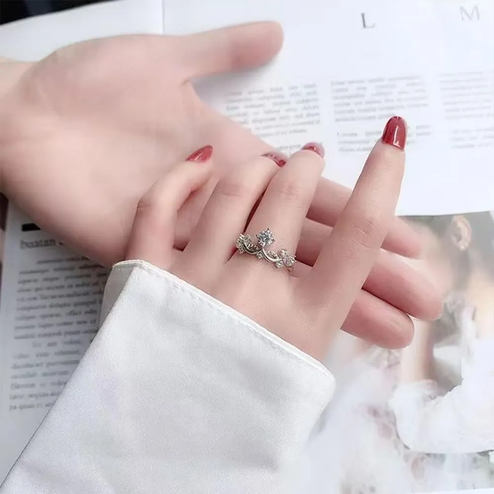 Promise Ring for Couples Wedding Band Matching Rings Princess and Knight Him and Her Sterling Silver Adjustable Engagement Couple Jewelry