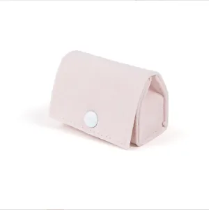 Ring Box, Jewelry Ring Gift Box Vintage Ring Display Holder Case for Wedding Ceremony Proposal Engagement (Plum pink)