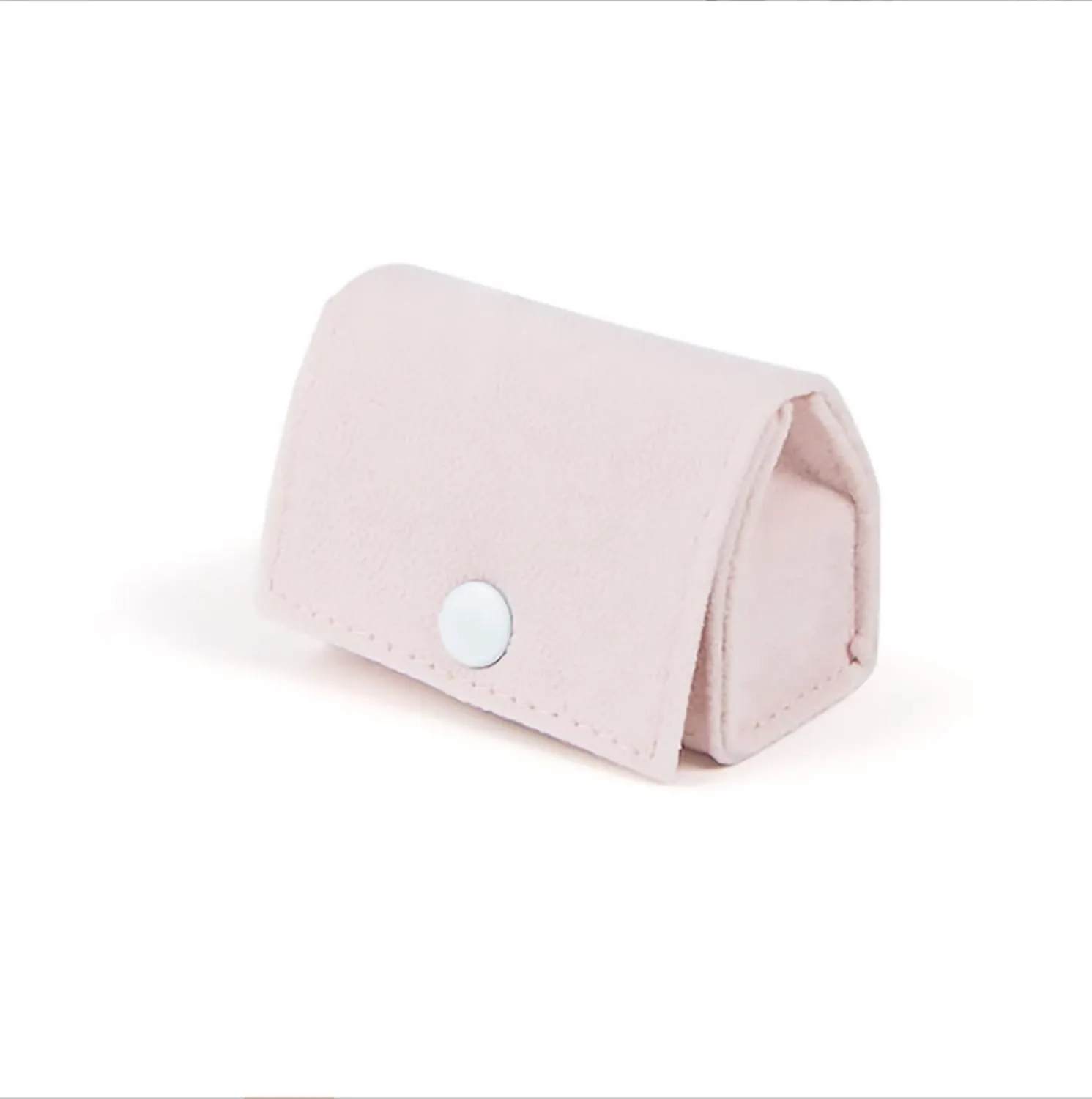 Ring Box, Jewelry Ring Gift Box Vintage Ring Display Holder Case for Wedding Ceremony Proposal Engagement (Plum pink)