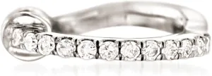 Ross-Simons Diamond-Accented Single Ear Cuff in 14kt White Gold